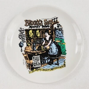 Lord Nelson Pottery Advertising MiniaturePlate Dish Brooke's Soap Monkey Brand - Picture 1 of 4