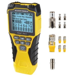 VDV501-851 Cable Tester Kit with Scout Pro 3 for Ethernet / Data, Coax / Video a - Picture 1 of 15