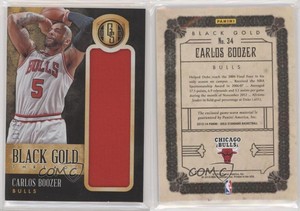 2013-14 Panini Gold Standard Black Gold Threads /25 Carlos Boozer #34