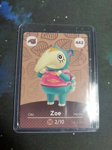 Authentic Zoe #442 Animal Crossing Amiibo Card US Series 5 Mint Unscanned - Picture 1 of 1