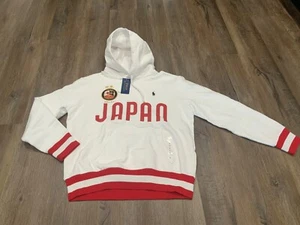 NEW Polo Ralph Lauren World Cup Japan Hoodie Stadium Sportsman Mens Medium - Picture 1 of 10
