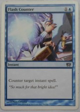 MAGIC THE GATHERING MTG 2003 8th EDITION BLUE FLASH COUNTER INSTANT ENGLISH CARD