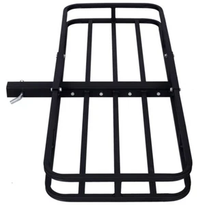 Hitch Mount Cargo Carrier Rack Rear Luggage Basket for SUV Truck Car - Picture 1 of 9