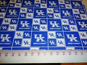 (1/4 Yard) UK University of Kentucky Wildcats Baumwollstoff (9" x 42") - Bild 1 von 2