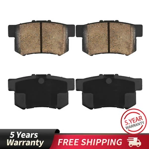 For Acura CL 2001-2003 Legend 1991-1995 RDX RL TL Rear Ceramic Brake Pad Kit - Picture 1 of 13