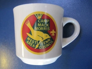 Vintage Pfadfinder Kaffeebecher / Camp Mack Morris West Tenn. Area Council - Bild 1 von 4