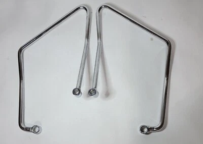 Harley-Davidson Saddlebag Chrome Hardware FLSTF Softail OEM 1991-1999 - Image 1 of 4