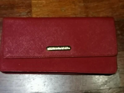 Portacarte Portafogli Michael Kors Rosso - Immagine 1 di 4