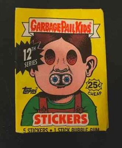 1988 Garbage Pail Kids Original 12th Series 12 Empty Wax Wrapper OS12 GPK 25cent - Picture 1 of 1