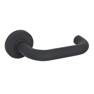 Internal Matte Black Return to Door Grade 3 lever Handle 19MM - Soft touch - Picture 1 of 1