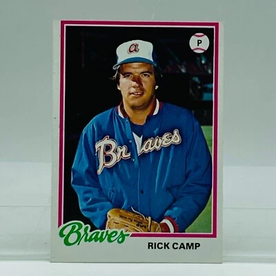 1978 Topps #349 Rick Camp Atlanta Braves - Image 1 of 2