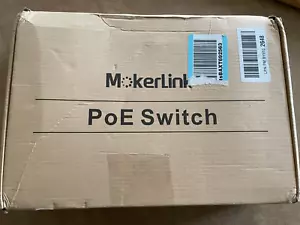Conmutador Poe MokerLink 24 puertos con puerto Ethernet de enlace ascendente de 2 Gigabits 400 W alta potencia - Imagen 1 de 5