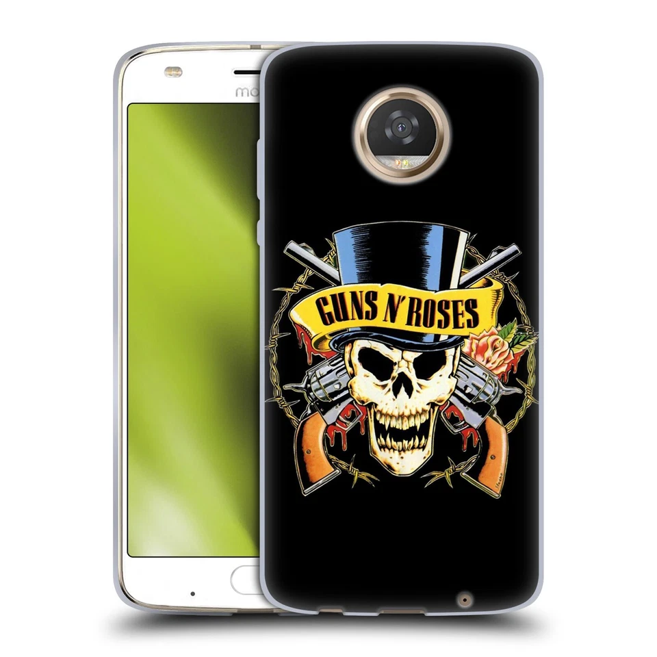 OFFICIAL GUNS N' ROSES KEY ART SOFT GEL CASE FOR MOTOROLA PHONES - Image 1 of 4