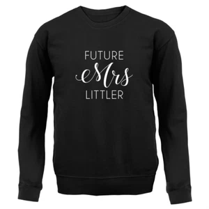 Future Mrs Littler - Kids Hoodie / Sweater - 180 Darts Luke Nuke Dart The Love - Picture 1 of 20