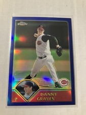 2003 Topps Chrome Refractors Cincinnati Reds Baseball Card #39 Danny Graves /699