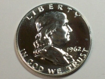 1962 Franklin Half Dollar     Gem Proof       SN5616 - Image 1 of 2