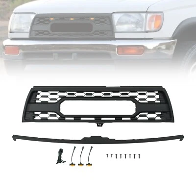 适用于 1996 - 2000 丰田 4RUNNER 前烤架 带 LED 灯防撞格栅护板 — 第 1/4 张图片