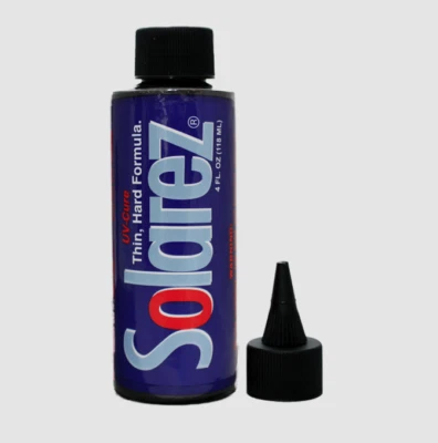 Resina de curación UV para moscas SOLAREZ - Fórmula delgada y dura (botella de 4 oz) atar moscas Foto 1 de 4