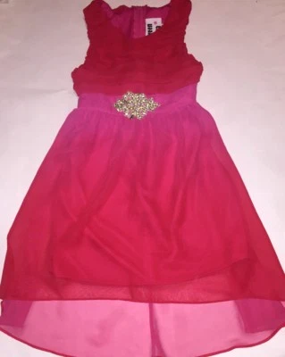 Tween Diva Dress Size 4 Red & Pink EUC - Image 1 of 4