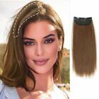100% Remy Human Hair Clips In Topper Frontal Hairpiece Cover Thin Hair Or Fluffy