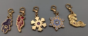 5 Walt Disney Bracelet Charms LOT - Picture 1 of 5