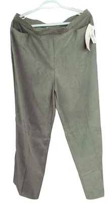 NWT NORTON MCNAUGHTON - WOMEN'S OLOVE GREEN SOFT DRESS PANTS - Sz 16 - Image 1 of 4