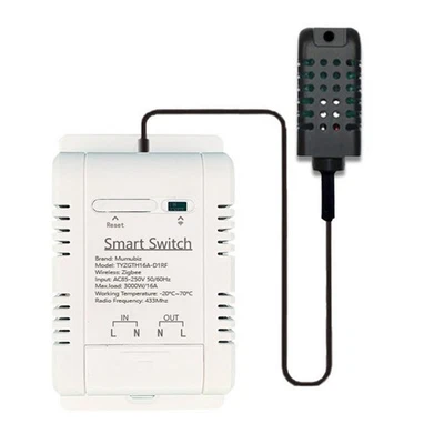 2X(Für Tuya    mit Temperatur-Feuchtigkeitssensor 16A 3000W Thermostat für 5971 - Bild 1 von 4