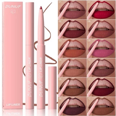 Waterproof Matte Lipstick & Lip Liner Crayon Long-Lasting Lip Pencil Best T7F9 - Image 1 of 4