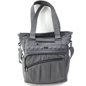 Bolso Bandolera Convertible Lug ACE Nylon Viaje Fin de Semana Pañales Carbón - Imagen 1 de 19
