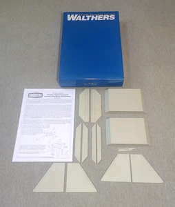 Walthers HO Double Track Railroad Bridge Concrete Abutments Kit 933-4553 ~ TS - Picture 1 of 5
