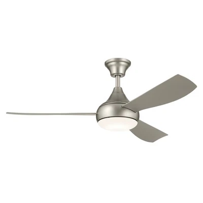 Brushed Nickel 54"Ceiling Fan from the Ample Collection - Image 1 of 4