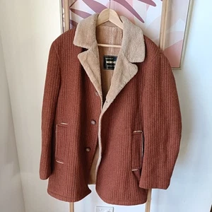 Sackville Windbreaker Danville USA Heavy Pure Wool Jacket XL Mens Vintage 70s - Picture 1 of 6