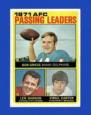 1972 Topps Set-Break #  3 B.Griese/Dawson/Cart Ll NR-MINT *GMCARDS* - Image 1 of 2