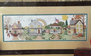 1995 VIER JAHRESZEITEN gezähltes Kreuzstich-Set 41063 Bucilla von Jorja Hernandez - Bild 1 von 3