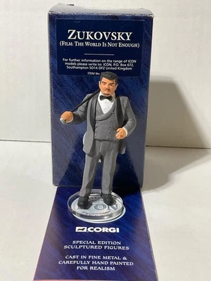 FIGURA CORGI ICONOS JAMES BOND 007 VALENTIN DMITROVICH ZUKOVSKY EN CAJA OJO DORADO Foto 1 de 4