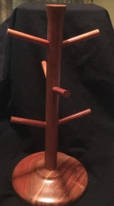 Hearth and Hand Wood Mug Tree Magnolia 15 “Inch Tall Holds 6 Mugs - Picture 1 of 7
