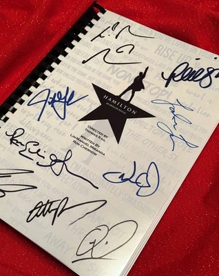 Hamilton Movie Script, Cast Printed Signatures, Signed, Gift, Film  - Image 1 of 4
