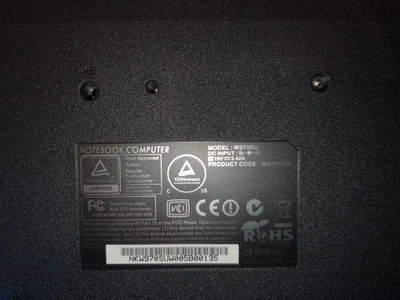 Aquado Notebook W970SU i3-4100M 2,50GHz - ohne HDD - 4GB Laptop 17,3" HDMI DVD - Bild 1 von 4