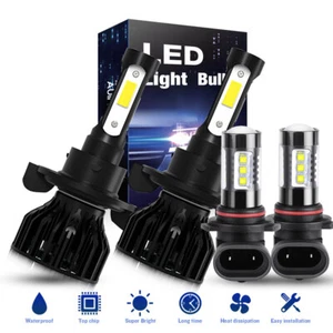 For Ford Explorer 2006-2010 4x 6000k Xenon White LED Headlight Lights Fog Bulbs - Picture 1 of 18
