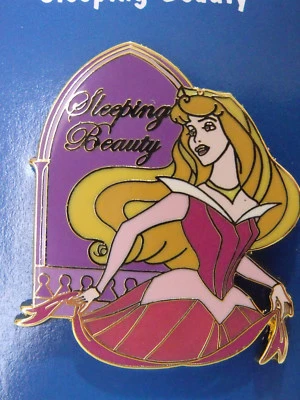 Prendedor comercial Disney Store 2002 12 meses de magia de la Bella Durmiente princesa Aurora Foto 1 de 4