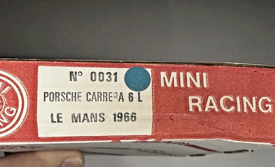 Porsche Carrera 6 Longue LM 1966 1/43 Mini Racing - non BBR/provenza/tameo - Immagine 1 di 2