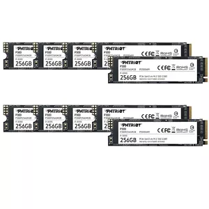 Patriot P300 256GB SSD 2280 M.2 PCIe Gen3 x4 NVMe Internal SSD PC/Laptop 10-PACK - Picture 1 of 5