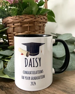 AVA GRACEFUL DESIGNS Personalised Graduation Mug | Graduate Gift | Congratulations Mug