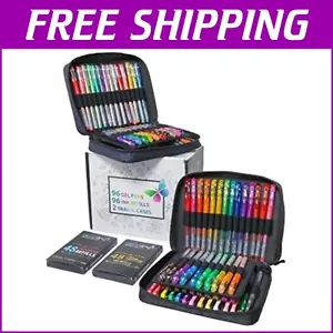 Premium 192 Gel Pens Set with 96 Refills: Perfect for Crafting & Journaling - Picture 1 of 6