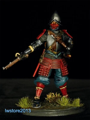 1/32 Miniatures Figures 54mm Samurai Warrior Man Male Resin Figurines Model Toys - Image 1 of 4