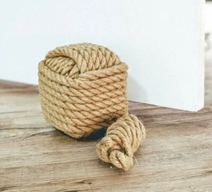 Tela de cordel de cuerda de yute tope de alta resistencia novedad tope de puerta decoración del hogar regalo - Imagen 1 de 24