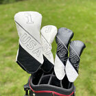 USA letter Golf Club Headcovers Driver Fairway Woods Hybrid Head Covers Set 135H