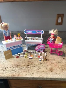 Supermercado Barbie & Kelly Mattel 1995 con comida magnética incluida - Imagen 1 de 6