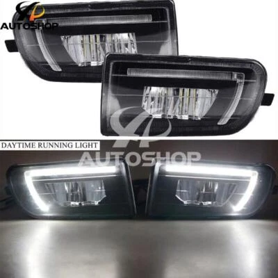 Par de montaje de faros antiniebla LED negros para Toyota Corolla AE100 AE101 1993-1997 Foto 1 de 4