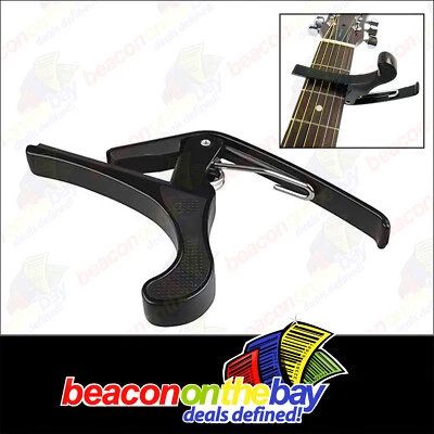  Capo Quick Change Trigger Clamp for Guitar Banjo Ukulele Mandolin - image 1 of 3